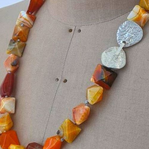 Custom handmade birthday necklaces