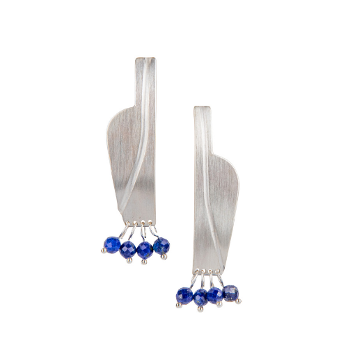 AMPHORA BLUE EARRINGS - Connie Dimas Jewellery