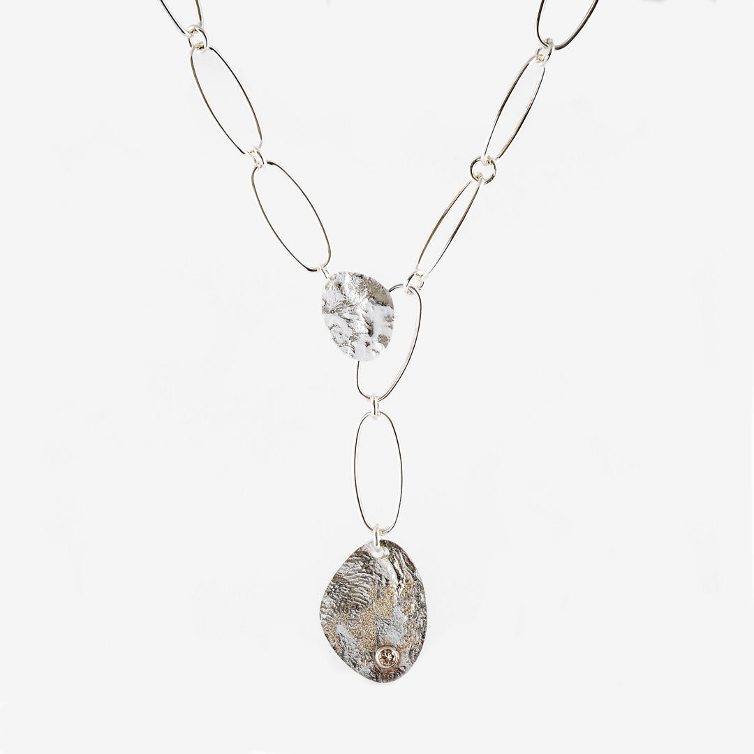 CLIO LINK DIAMOND NECKLACE - Connie Dimas Jewellery