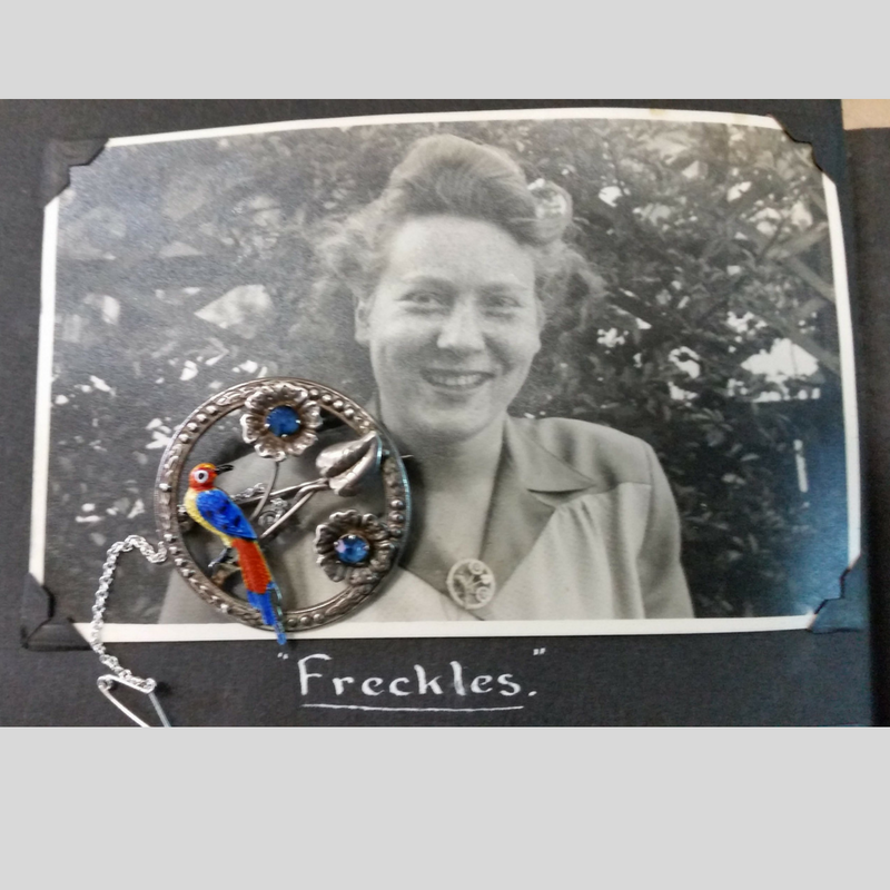 Freckles brooch