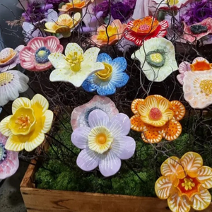 Handmade Clay Flowers
