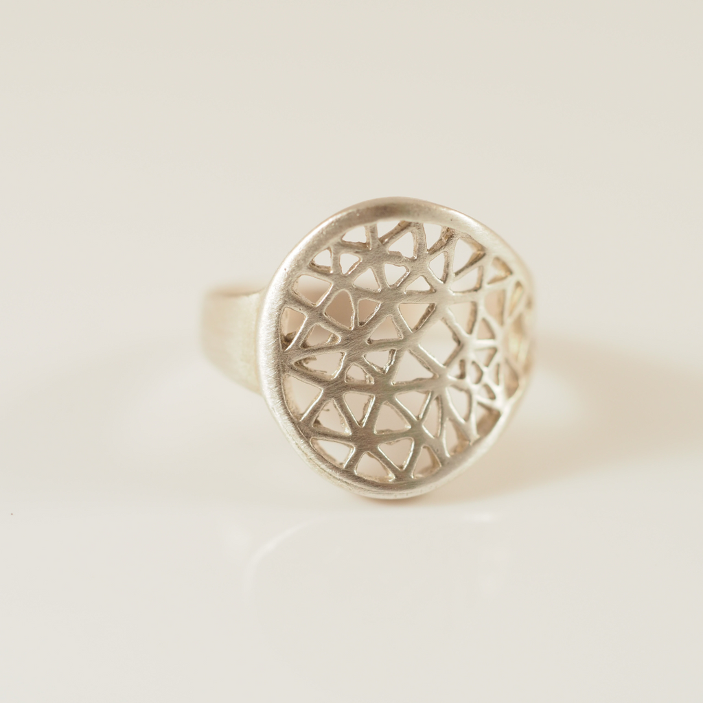Window silver ring - Connie Dimas