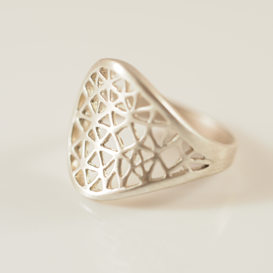 Window silver ring - Connie Dimas