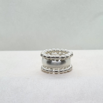 stack handmade silver rings