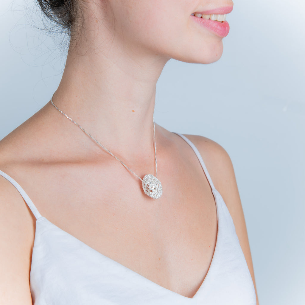 LACE BEAD NECKLACE - Connie Dimas Jewellery