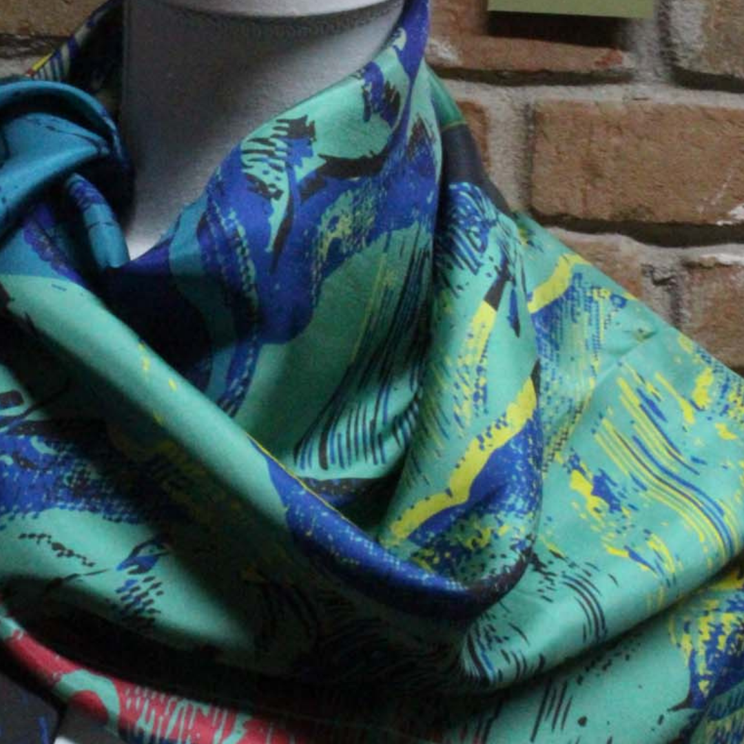 Greek silk scarf luxury gifts for winter. How to wear your scarf.