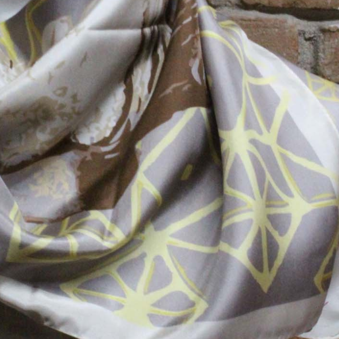 Greek silk scarf luxury gifts for winter