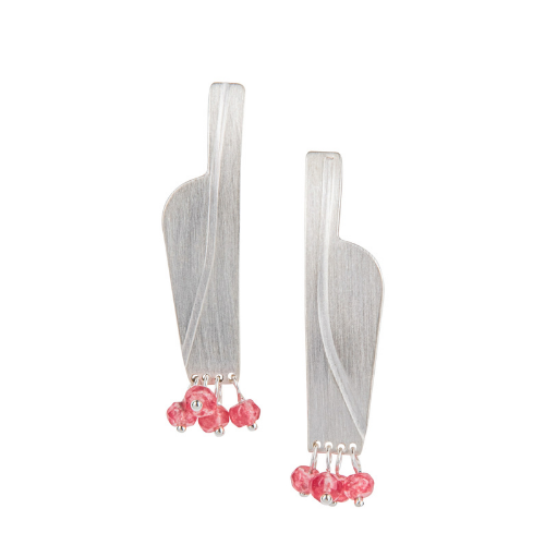 AMPHORA PINK EARRINGS - Connie Dimas Jewellery