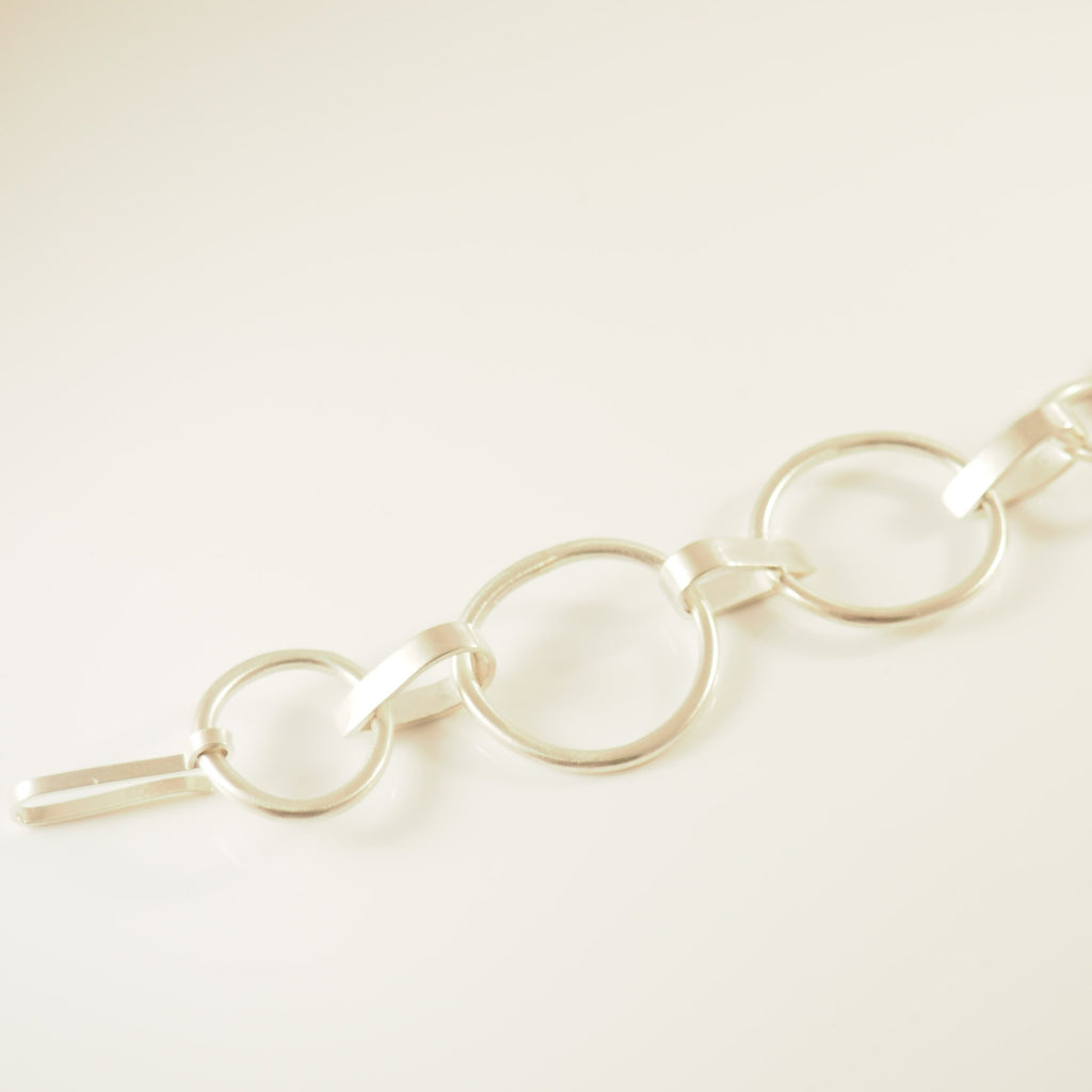 Loopy links silver bangle - Connie Dimas Jewellery