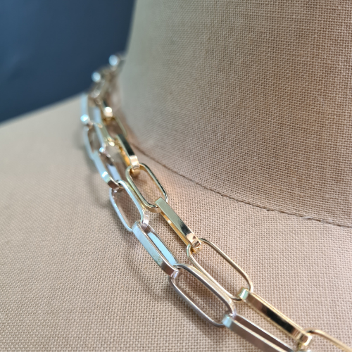 LONG LINK 9K GOLD NECKLACE - Connie Dimas