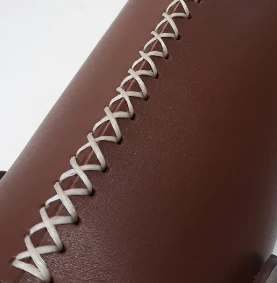 Leather wine carry - Connie Dimas Jewellery