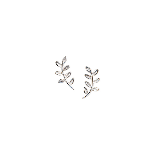 VICTORY LEAF STUDS - Connie Dimas Jewellery