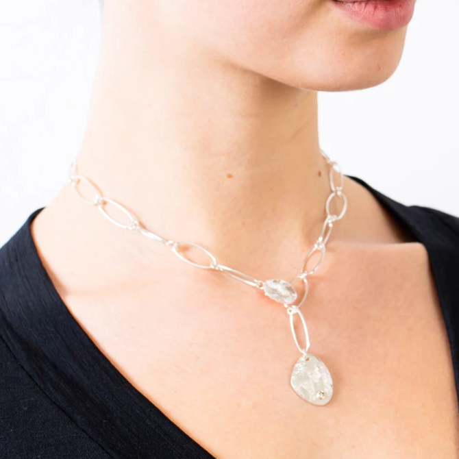 CLIO LINK DIAMOND NECKLACE - Connie Dimas Jewellery