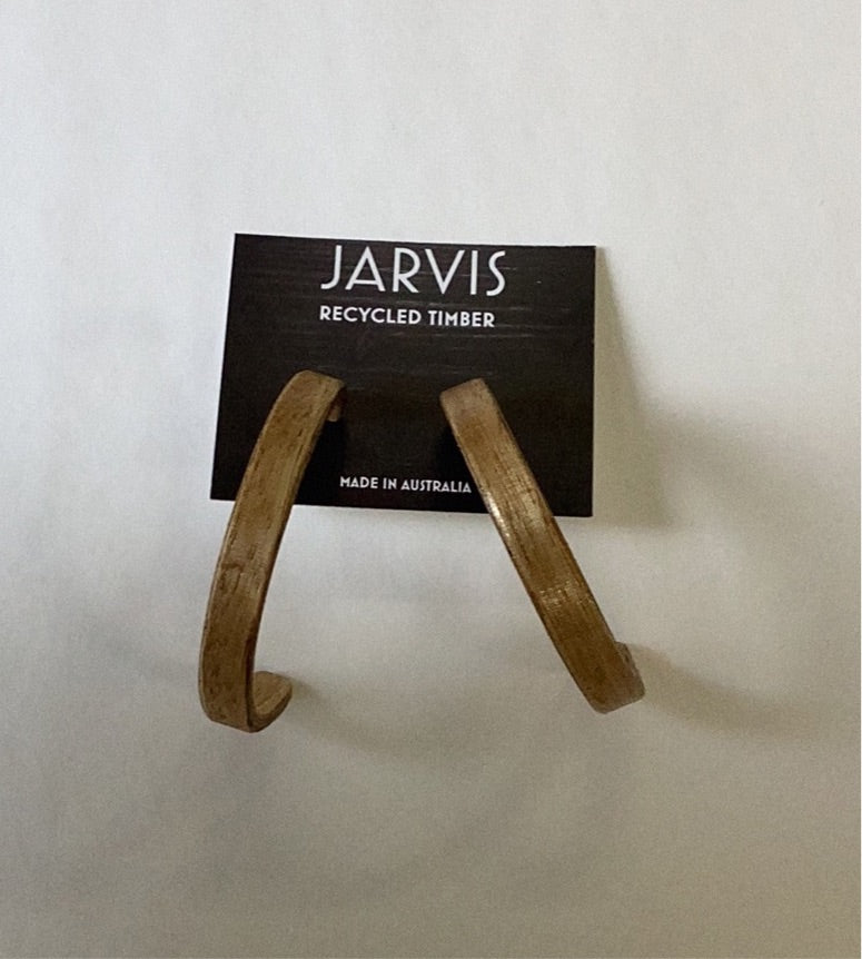 Jarvis recycled wooden earrings - Connie Dimas