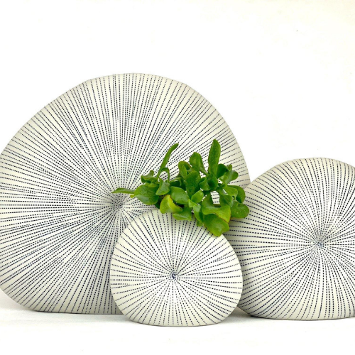 MOLLUSC CERAMIC VASES - Connie Dimas Jewellery